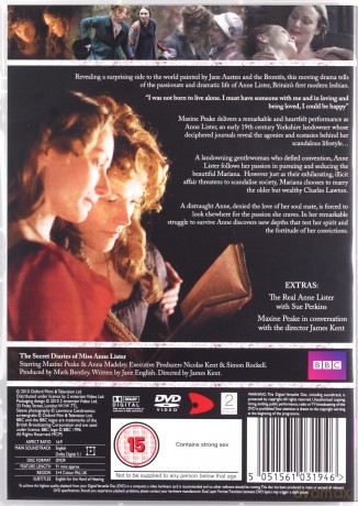 Secret Diaries Of Miss Anne Lister (BBC) [DVD]