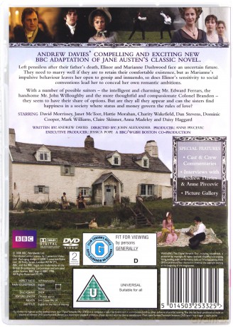 Sense And Sensibility BBC 2008 (BBC) [DVD]