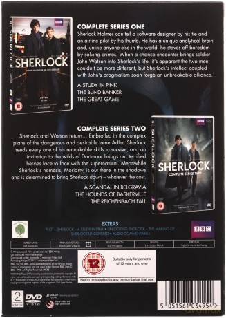 Sherlock Season 1-2 (BBC) [4xDVD]