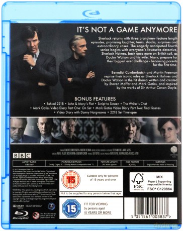 Sherlock Season 4 (BBC) [Blu-Ray]