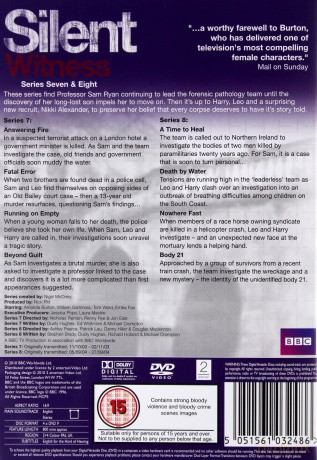 Silent Witness Season 7-8 (Milczący świadek) (BBC) [DVD]