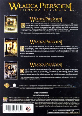 Władca Pierścieni Trylogia Exclusive BOX Nowa Wersja [6DVD]