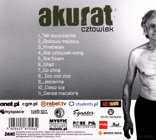 Akurat: Człowiek (mężczyzna) (digipack) [CD]