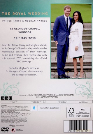 The Royal Wedding 2018 - Harry & Meghan (BBC) [DVD]