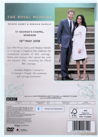 The Royal Wedding 2018 - Harry & Meghan (BBC) [DVD]