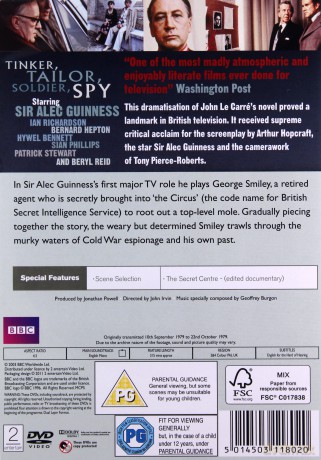Tinker Tailor Soldier Spy (Szpieg) (BBC) [DVD]
