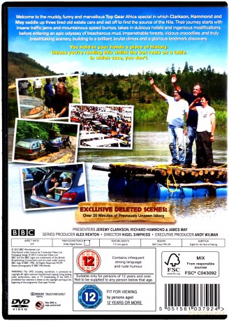 Top Gear-The Great African Adventure (BBC) [DVD]
