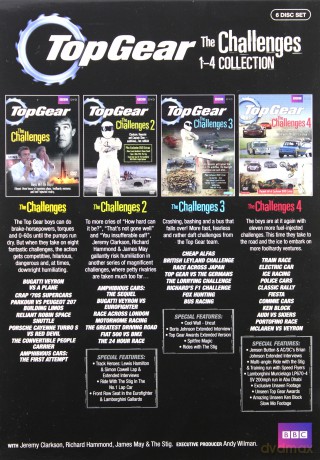 Top Gear The Challenges 1-4 Collection (BBC) [BOX] [6DVD]