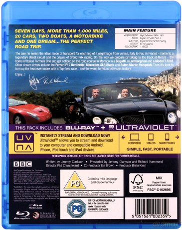 Top Gear The Perfect Roadtrip (BBC) [Blu-Ray]