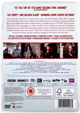 Top Of The Lake - China Girl (Tajemnice Laketop) (BBC) [DVD]