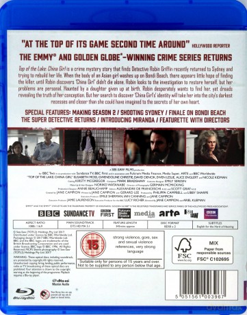 Top Of The Lake: China Girl (Tajemnice Laketop) (BBC) [Blu-Ray]