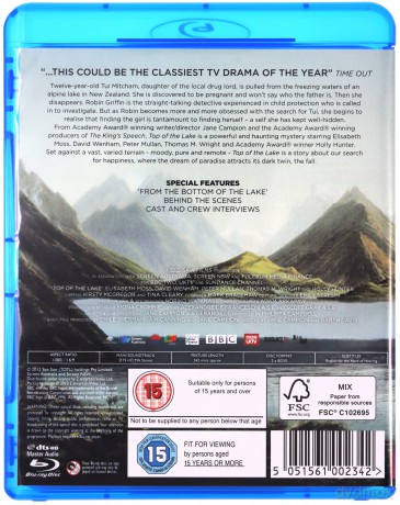Top Of The Lake: The Collection (Tajemnice Laketop) (BBC) [Blu-Ray]