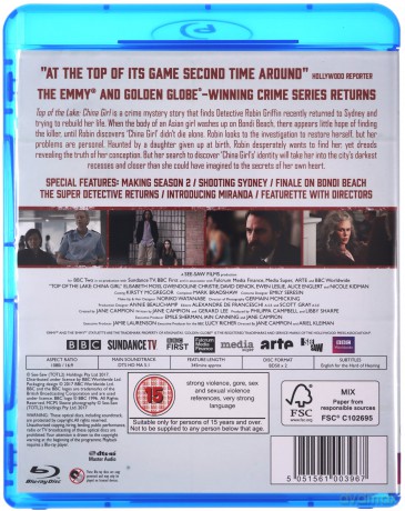 Top Of The Lake: The Collection (Tajemnice Laketop) (BBC) [Blu-Ray]