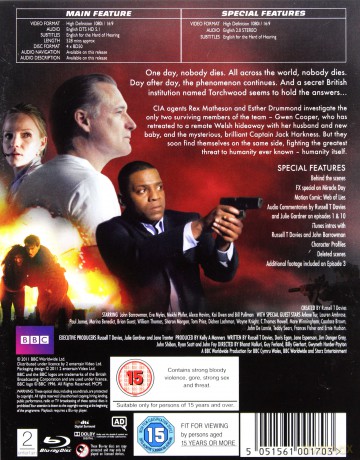 Torchwood Miracle Day Season 4 (BBC) [4xBlu-Ray]