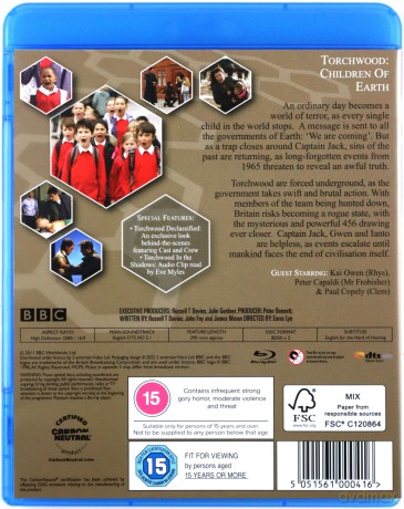 Torchwood Season 1-4 (BBC) [16xBlu-Ray]