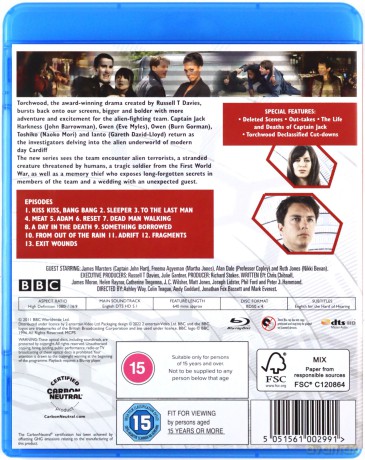 Torchwood Season 1-4 (BBC) [16xBlu-Ray]