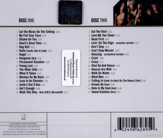 Aerosmith: Gold (remastered) [2CD]