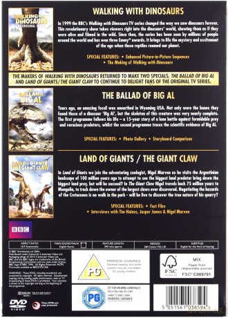 Walking With Dinosaurs (Wędrówki z dinozaurami) (BBC) [DVD]
