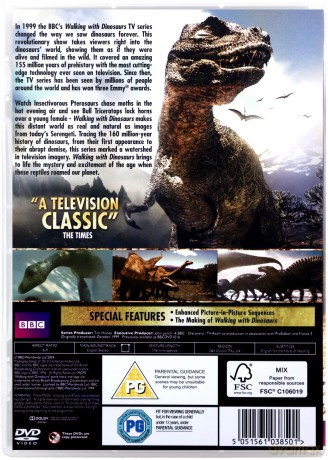 Walking With Dinosaurs (Wędrówki z dinozaurami) (BBC) [DVD]