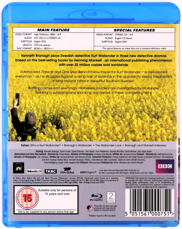 Wallander Season 1-2 Bluray (BBC) [Blu-Ray]