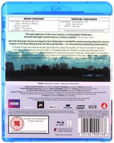Wallander Season 1-2 Bluray (BBC) [Blu-Ray]