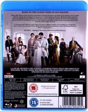 War And Peace (Wojna i Pokój) (BBC) [Blu-Ray]