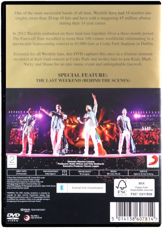 Westlife-The Farewell Tour Live At Croke Park (BBC) [DVD]