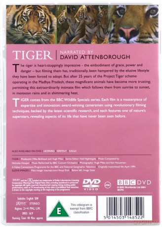 Wildlife Specials Tiger (BBC) [DVD]