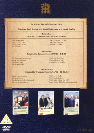 Yes Minister The Complete Season 1-3 (Tak, panie Ministrze) (BBC) [BOX] [DVD]
