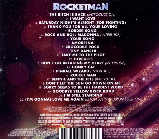 Rocketman soundtrack (Taron Egerton) (PL) [CD]