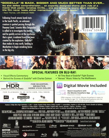 Godzilla [Blu-Ray 4K]+[Blu-Ray]