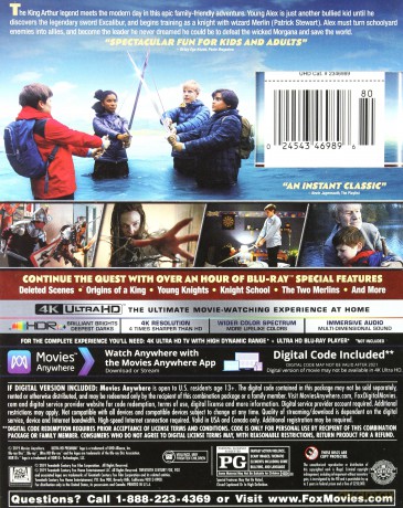 The Kid Who Would Be King (Dzieciak, który został królem) [Blu-Ray 4K]+[Blu-Ray]