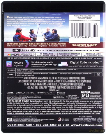 The Kid Who Would Be King (Dzieciak, który został królem) [Blu-Ray 4K]+[Blu-Ray]