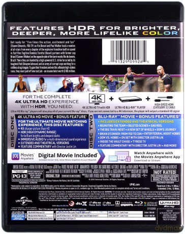 Fast Five (Szybcy i wściekli 5) [Blu-Ray 4K]+[Blu-Ray]
