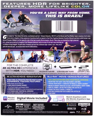 Fast Five (Szybcy i wściekli 5) [Blu-Ray 4K]+[Blu-Ray]