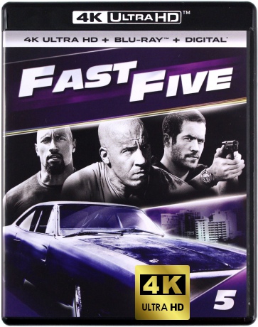 Fast Five (Szybcy i wściekli 5) [Blu-Ray 4K]+[Blu-Ray]