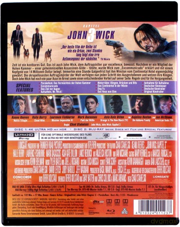 John Wick: Chapter 3 - Parabellum [Blu-Ray 4K]+[Blu-Ray]