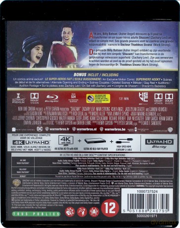 Shazam! [Blu-Ray 4K]+[Blu-Ray]
