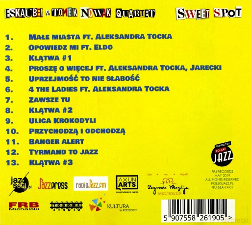 Eskaubei i Tomek Nowak Quartet: Sweet spot [CD]