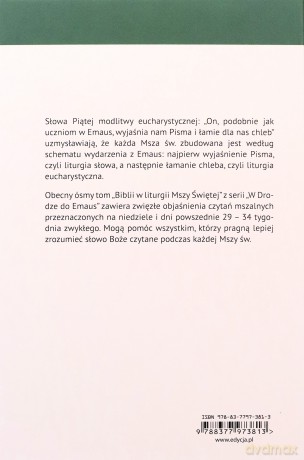 Biblia w liturgii Mszy Świętej. 29-34 tydzień zwykły [KSIĄŻKA]