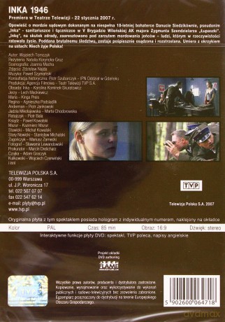 Teatr TVP: Inka 1946 [DVD]