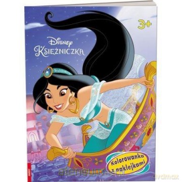 Disney Księżniczka. Kolorowanka z naklejkami [KSIĄŻKA]