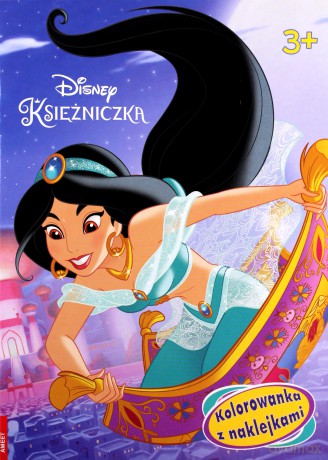 Disney Księżniczka. Kolorowanka z naklejkami [KSIĄŻKA]
