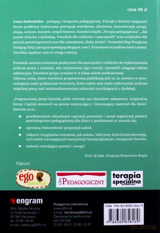 Jak pomóc dziecku z dysleksją. Ćwiczenie dla klas 4-6 - Anna Radwańska [KSIĄŻKA]