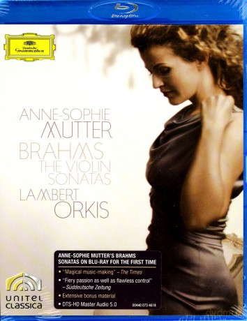 Anne Sophie Mutter: Brahms: Violin Sonatas [Blu-Ray]