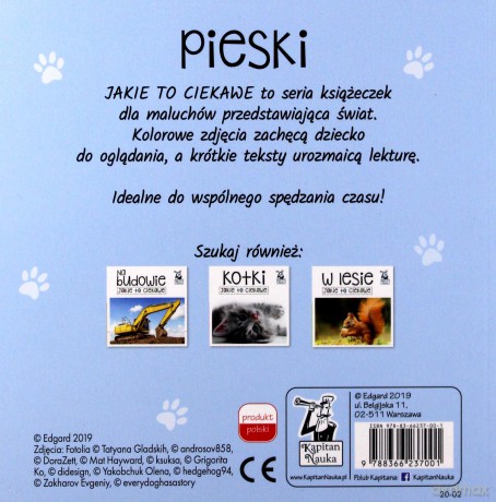 Kapitan Nauka. Jakie to ciekawe. Pieski [KSIĄŻKA]