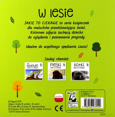 Kapitan Nauka. Jakie to ciekawe. W lesie [KSIĄŻKA]
