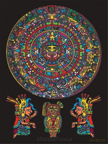 Kolorowanka Welwetowa 47x35 Aztekowie