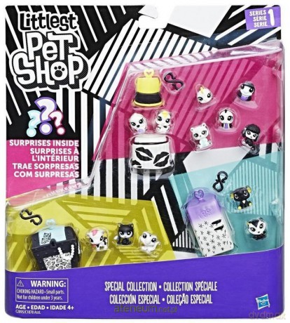 Littlest Pet Shop Black&White zestaw 5 [FIGURKA]