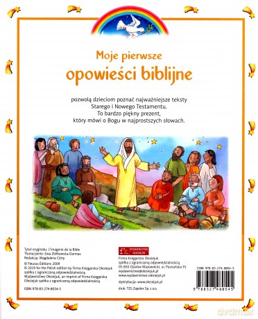 Moje pierwsze opowieści biblijne - Emilie Beaumont [KSIĄŻKA]